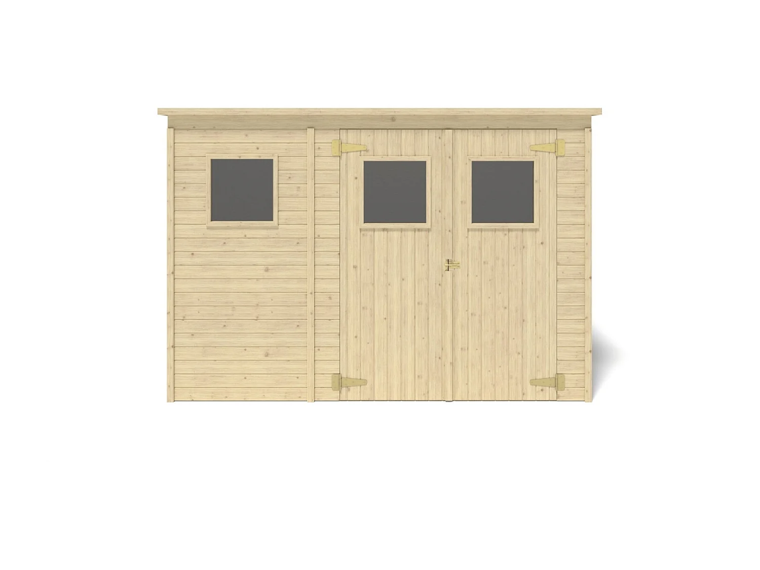 Casetta da giardino in legno 4.86 m2 - 2.7x1.8 m - 12.5 mm - DOM421 - ALTANKA