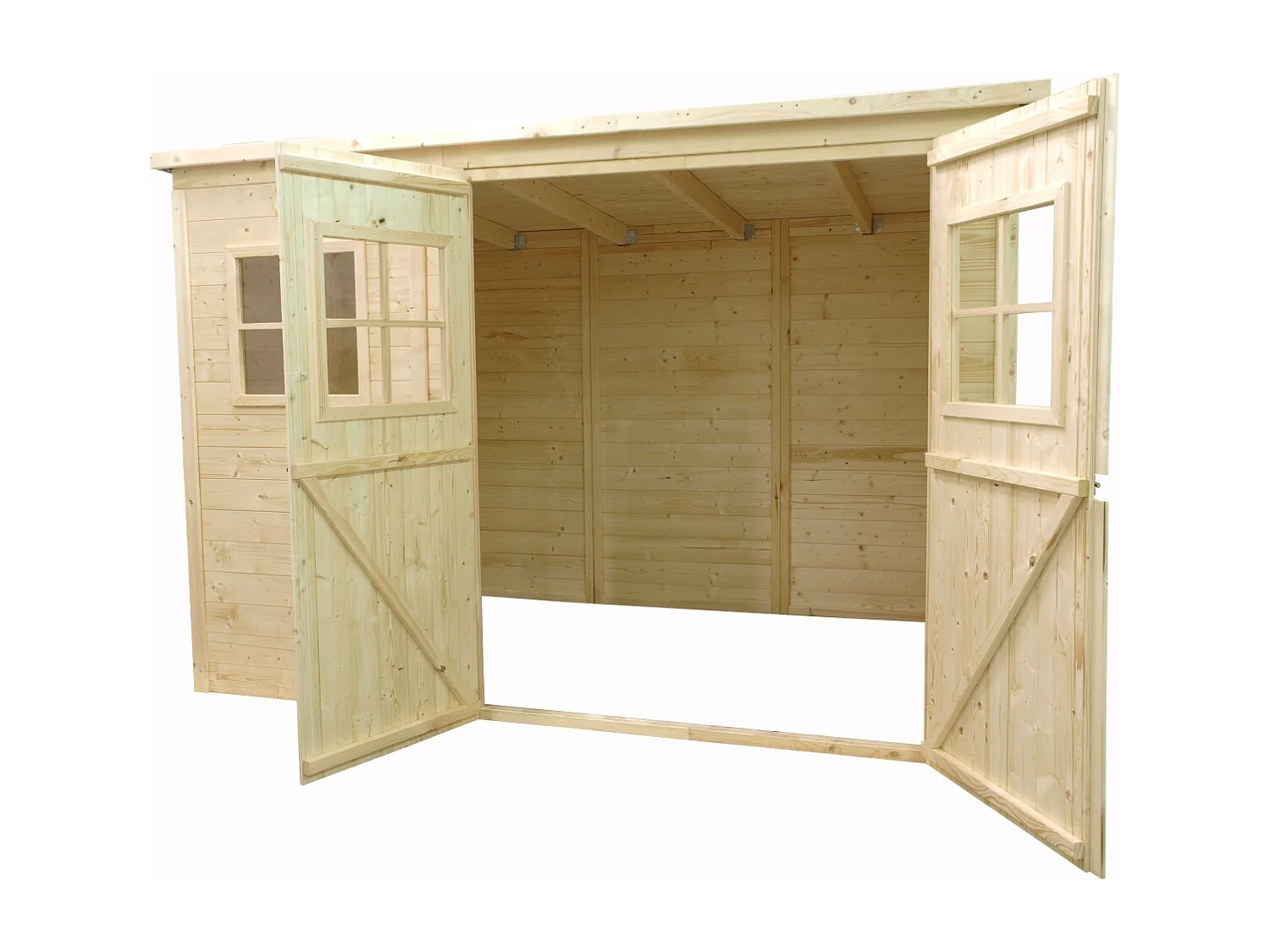 Casetta da giardino in legno 4.86 m2 - 2.7x1.8 m - 12.5 mm - DOM421 - ALTANKA