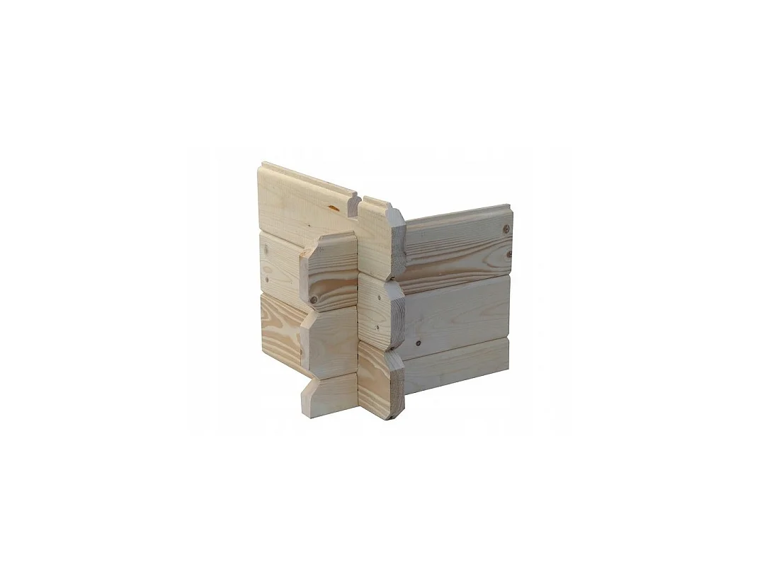 Abri de jardin en bois - 4m2 - 2x2m - Ep. 19mm - Couleur: naturel - DOM565 - ALTANKA