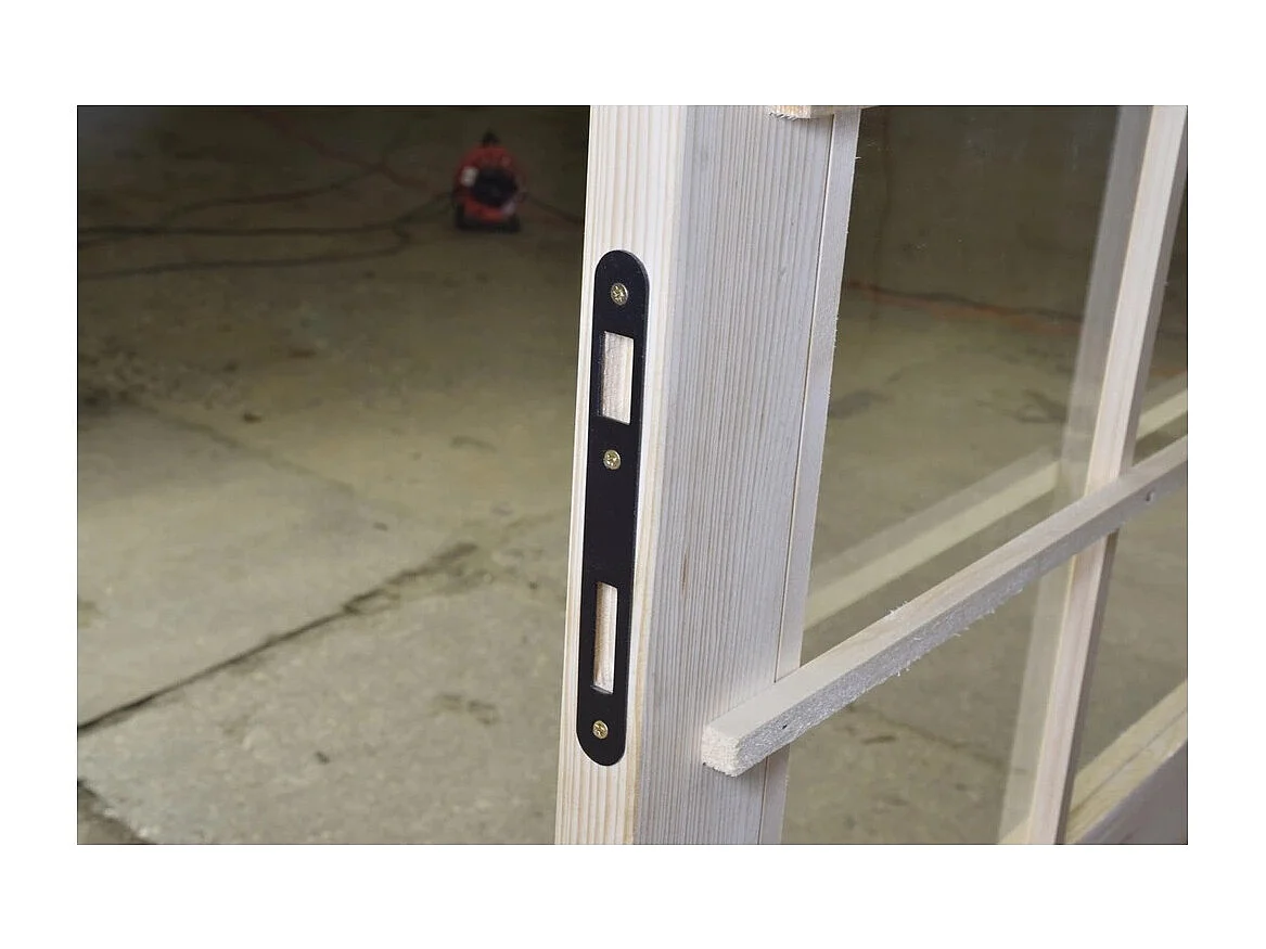 Abri de jardin en bois - 19.2m2 - 4.8x4m - Ep. 40mm - Couleur: naturel - DOM370 - ALTANKA