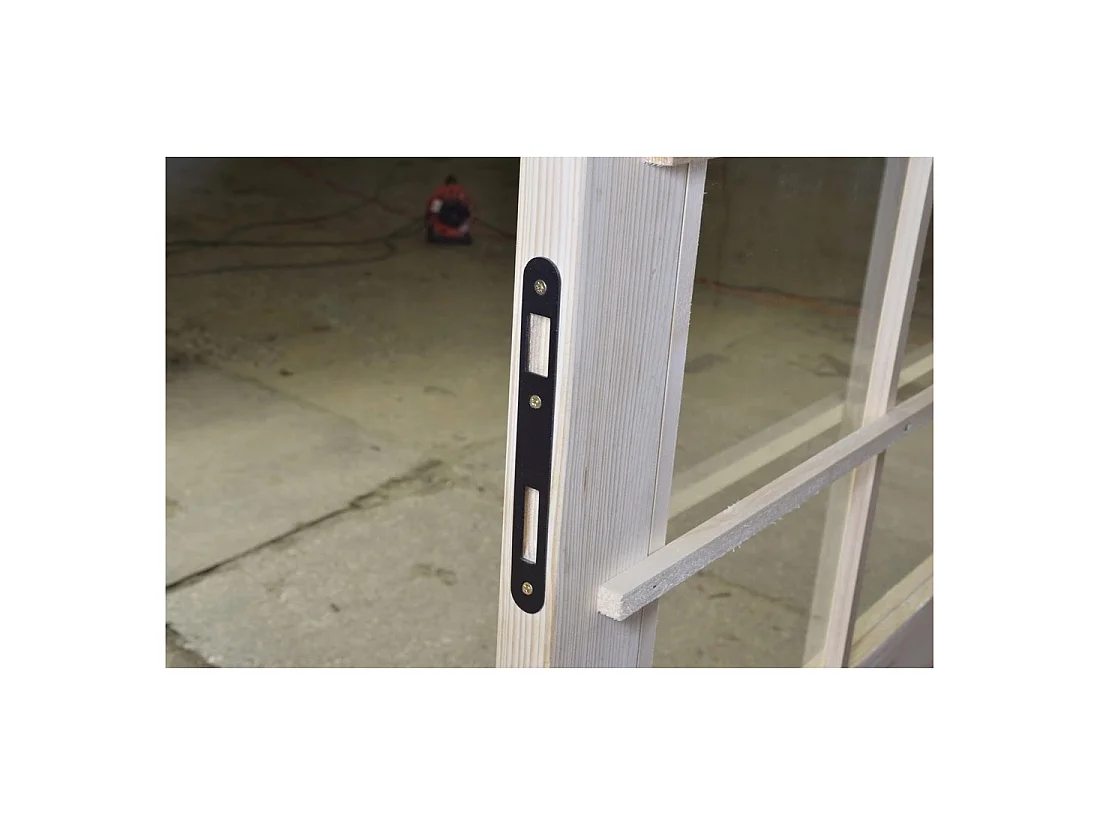 Abri de jardin en bois - 19.2m2 - 4.8x4m - Ep. 40mm - Couleur: naturel - DOM370 - ALTANKA