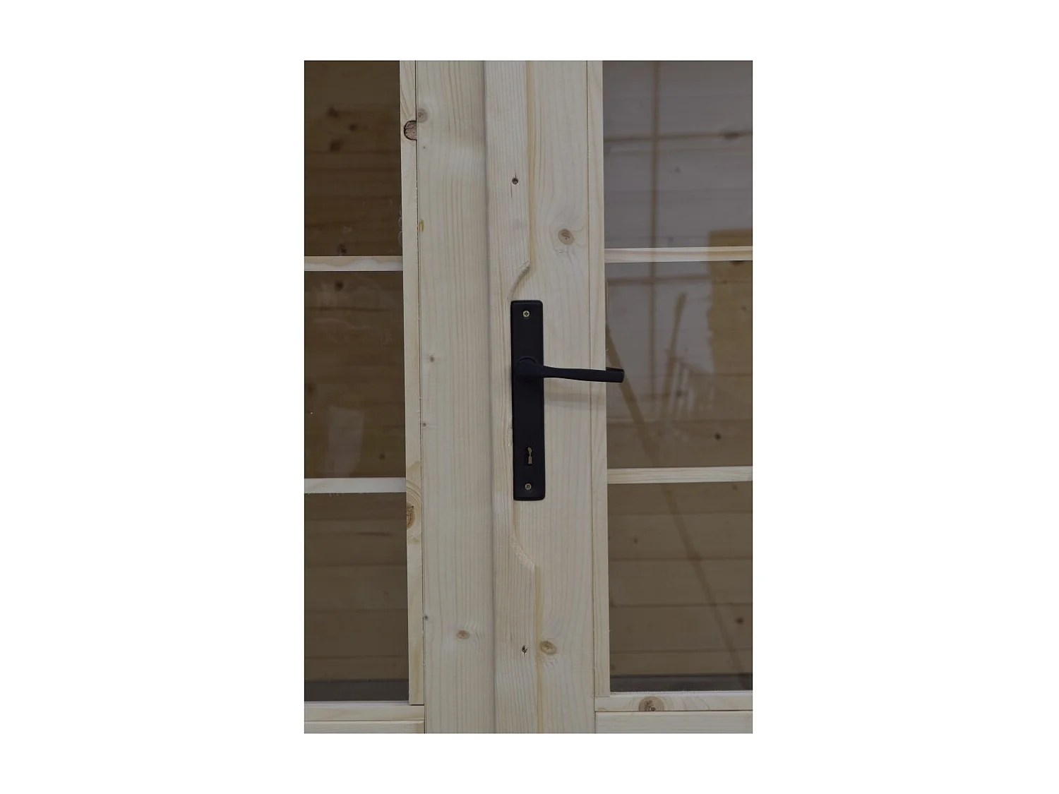 Casetta da giardino in legno - 16m2 - 4x4m - 40mm - colore: naturale - DOM371 - ALTANKA