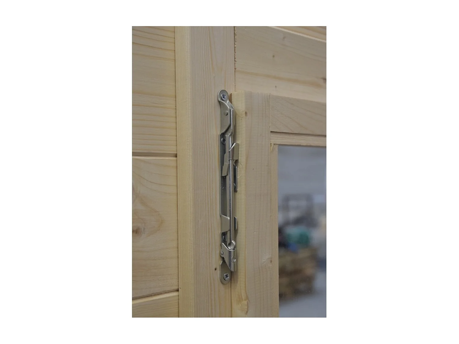 Abri de jardin en bois - 25m2 - 5x5m - Ep. 40mm - Couleur: naturel - DOM612 - ALTANKA