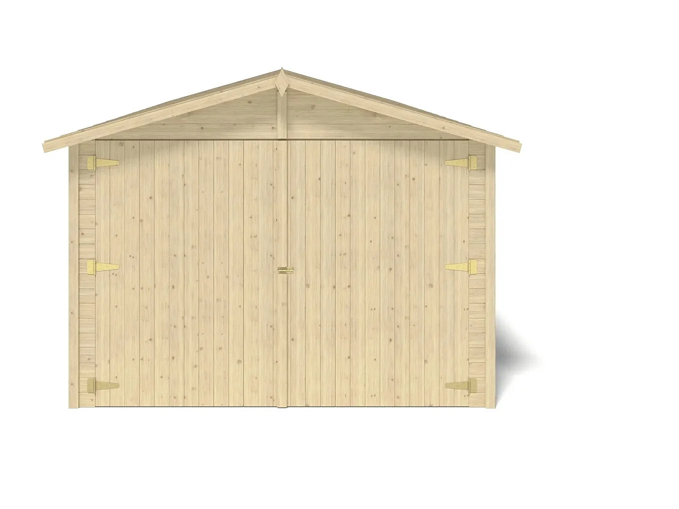 Garage in legno - 18.19m2 - 3.05x5.91m - 18mm - colore: naturale - GAR29 - ALTANKA