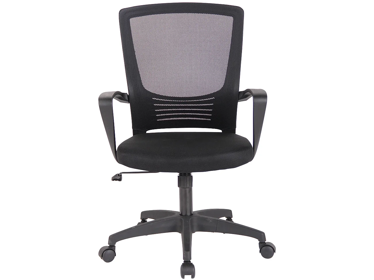 Chaise de bureau - Similicuir & Antique clair - Noir / Noir - Kampen