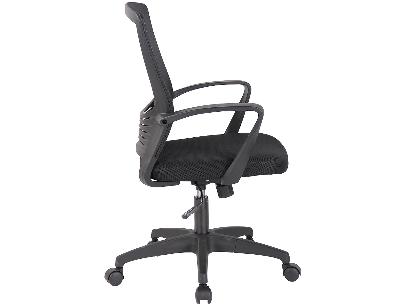 Chaise de bureau - Similicuir & Antique clair - Noir / Noir - Kampen