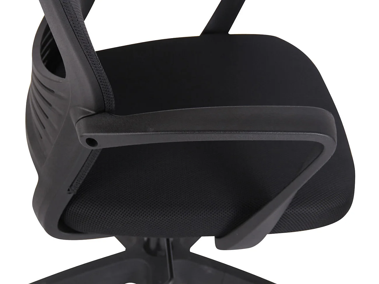 Chaise de bureau - Similicuir & Antique clair - Noir / Noir - Kampen