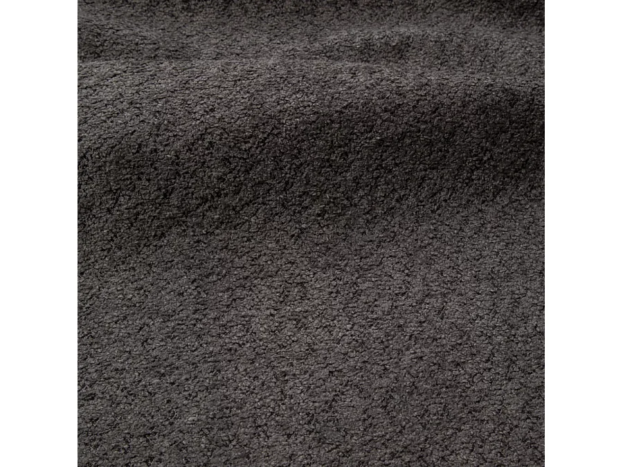 Canapé 4 places bouclette gris graphite 230cm MAEL