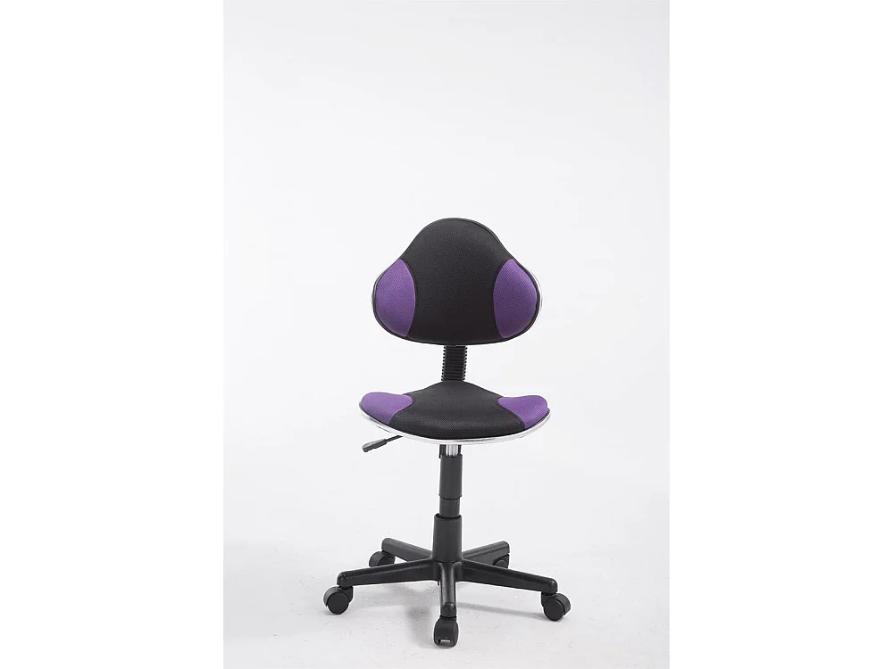 Chaise de bureau - Microfibre & Plastique - Violet - Bastian