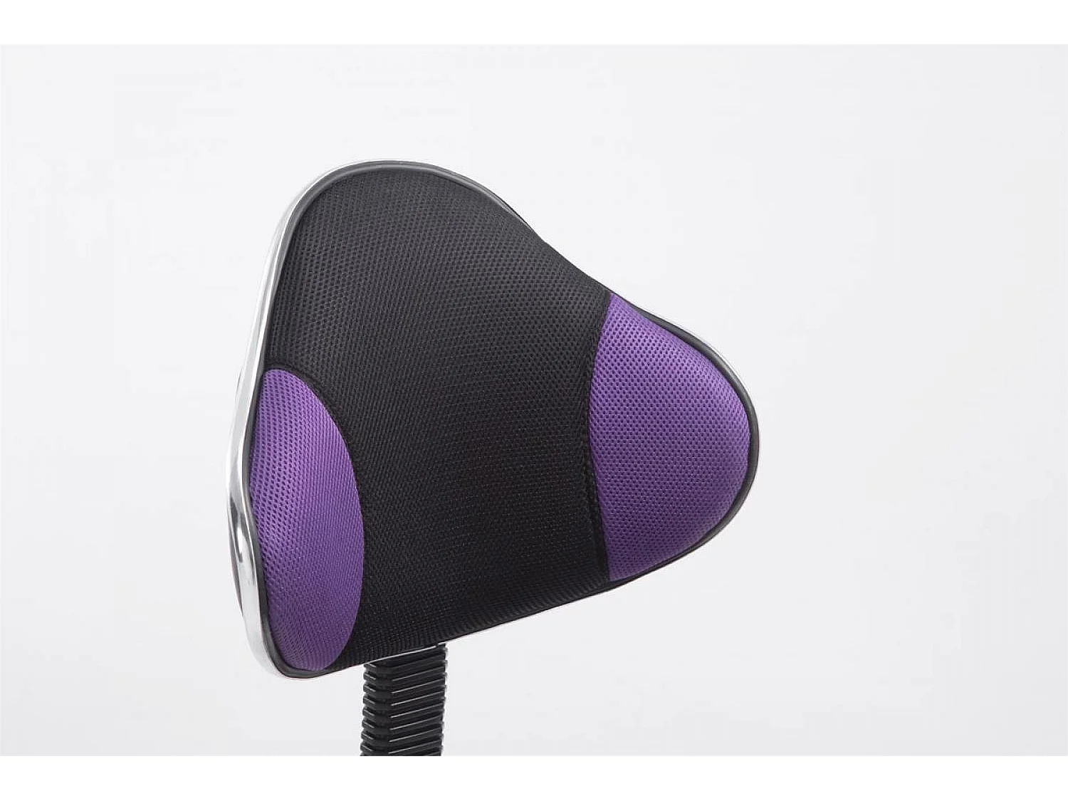 Chaise de bureau - Microfibre & Plastique - Violet - Bastian