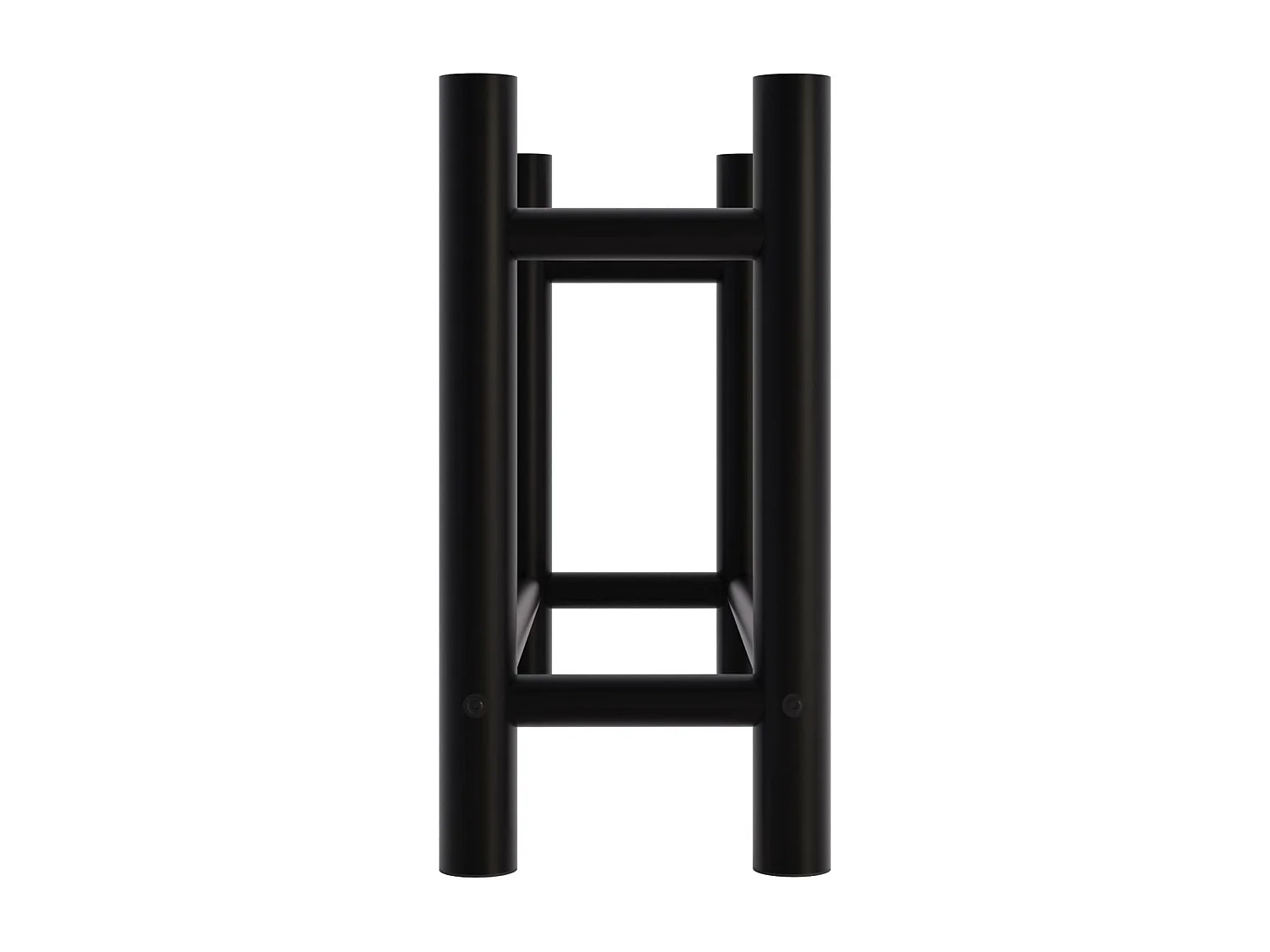 Brandhoutrek  - Metalen - 30x80x60 cm - zwart - Medya