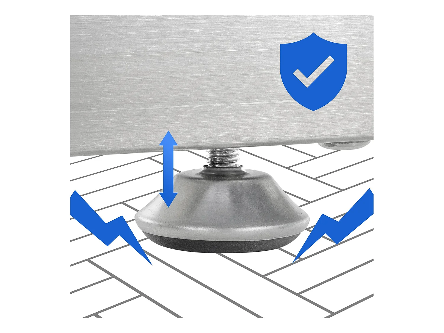 Etagère bois de cheminée - Acier inoxydable - 125 x 25 x 80cm - Acier inoxydable - Keri V2