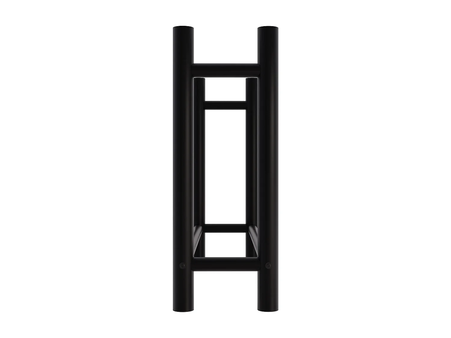 Etagère bois de cheminée - Métal - 30x100x80 cm - Noir - Medya