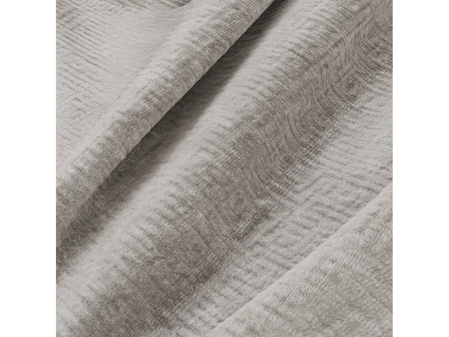 Canapé convertible express dunlopillo velours à motifs beige 140cm JOAN