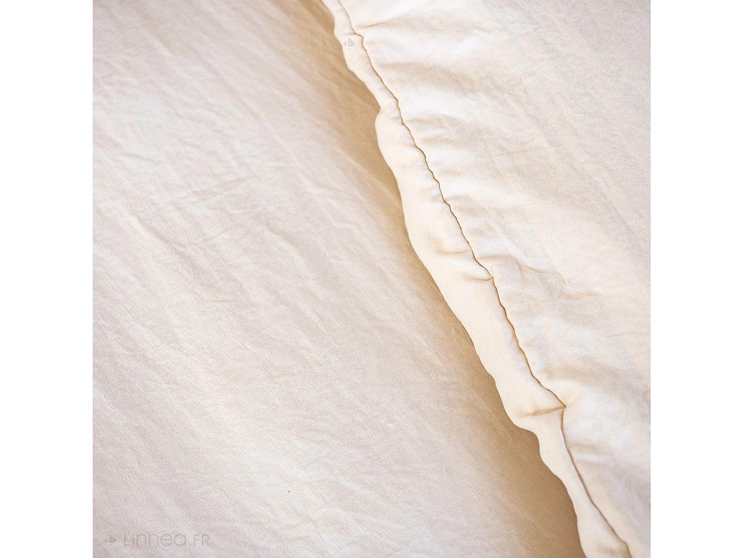 Parure 240x220 cm MILA polyester micro lavée marron sable 3 pièces