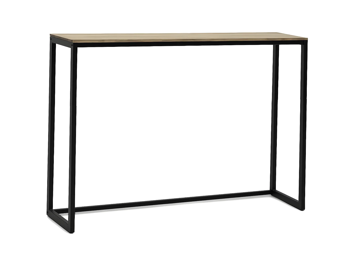 Table Mange debout Icub - industriel vintage 30x120x110 cm Noir