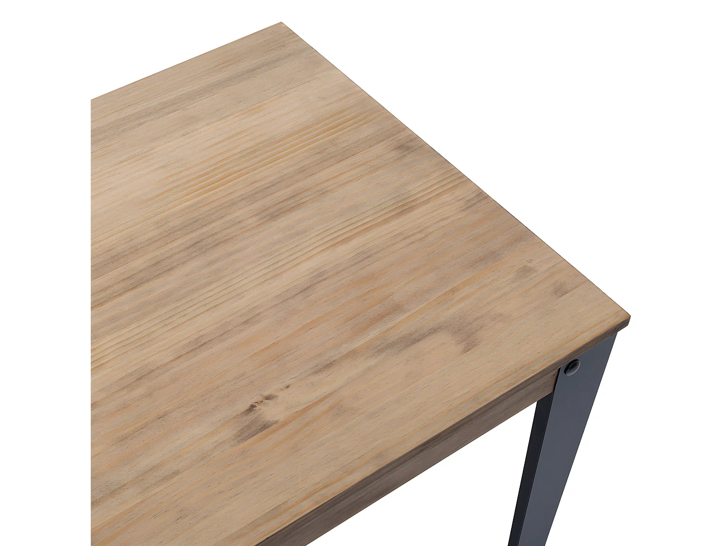 Mesa de Bar Lunds estilo industrial  40x140x110cm Preto – Envelhido