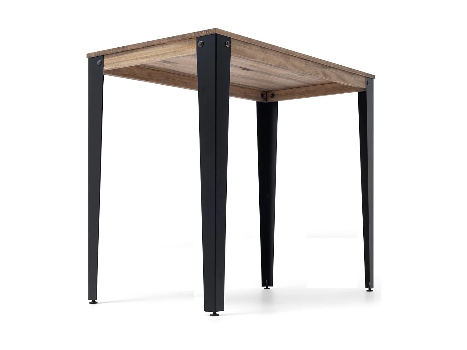 Mesa de Bar Lunds estilo industrial  40x140x110cm Preto – Envelhido