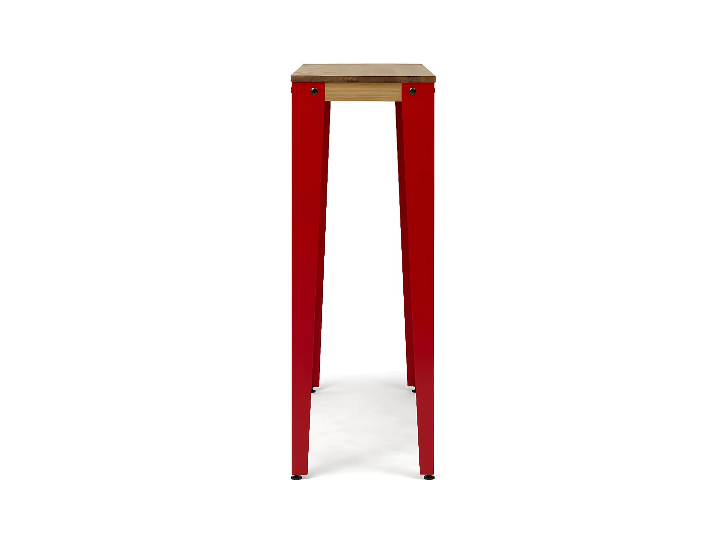 Table Mange debout Lunds 40x140x110cm  Rouge-Vieilli. Box Furniture
