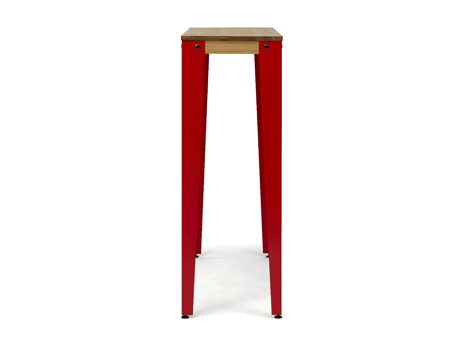 Table Mange debout Lunds 40x140x110cm  Rouge-Vieilli. Box Furniture