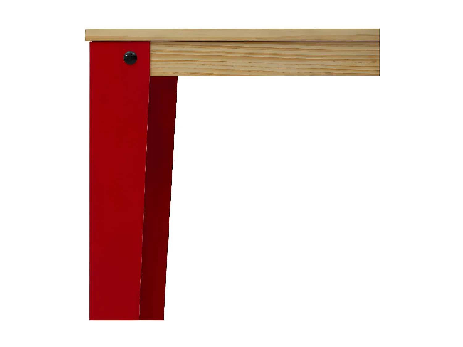 Mesa de Bar Lunds estilo nordico  80x140x110cm vermelho – Natural