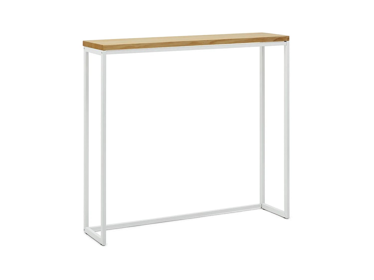Table Mange debout Icub - industriel vintage 30x120x110cm Blanc