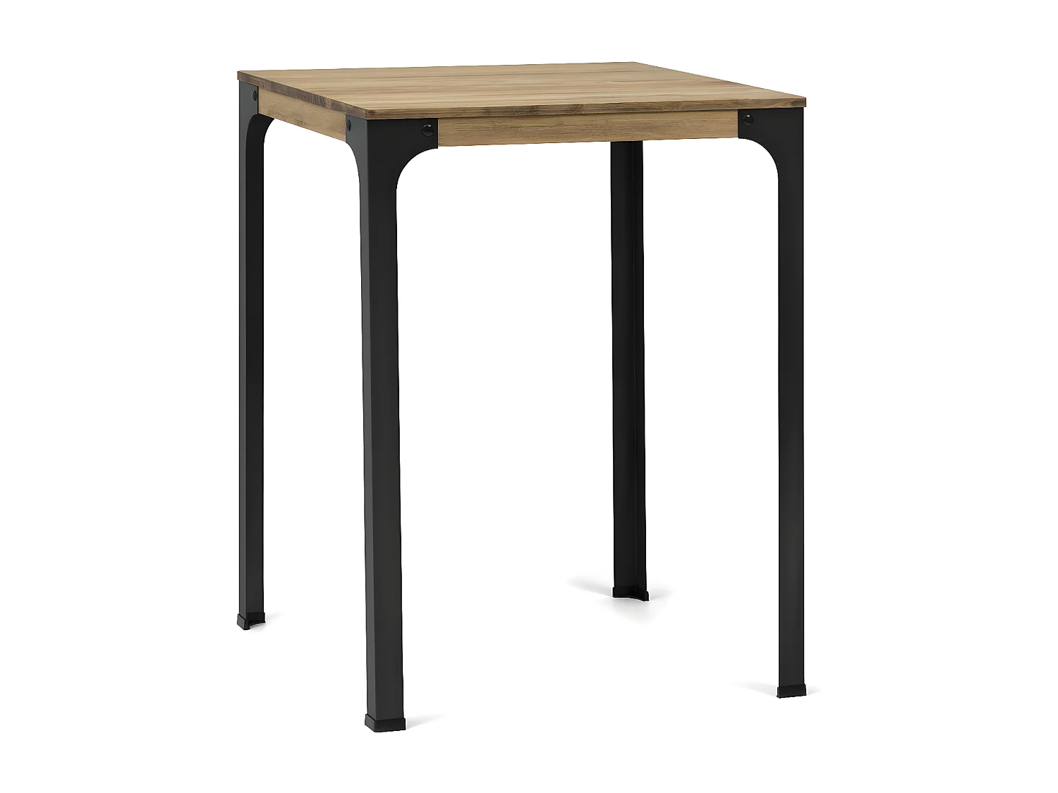 Mesa Alta Bristol 140x80x108cm en madera maciza de pino acabado vintage estilo industrial