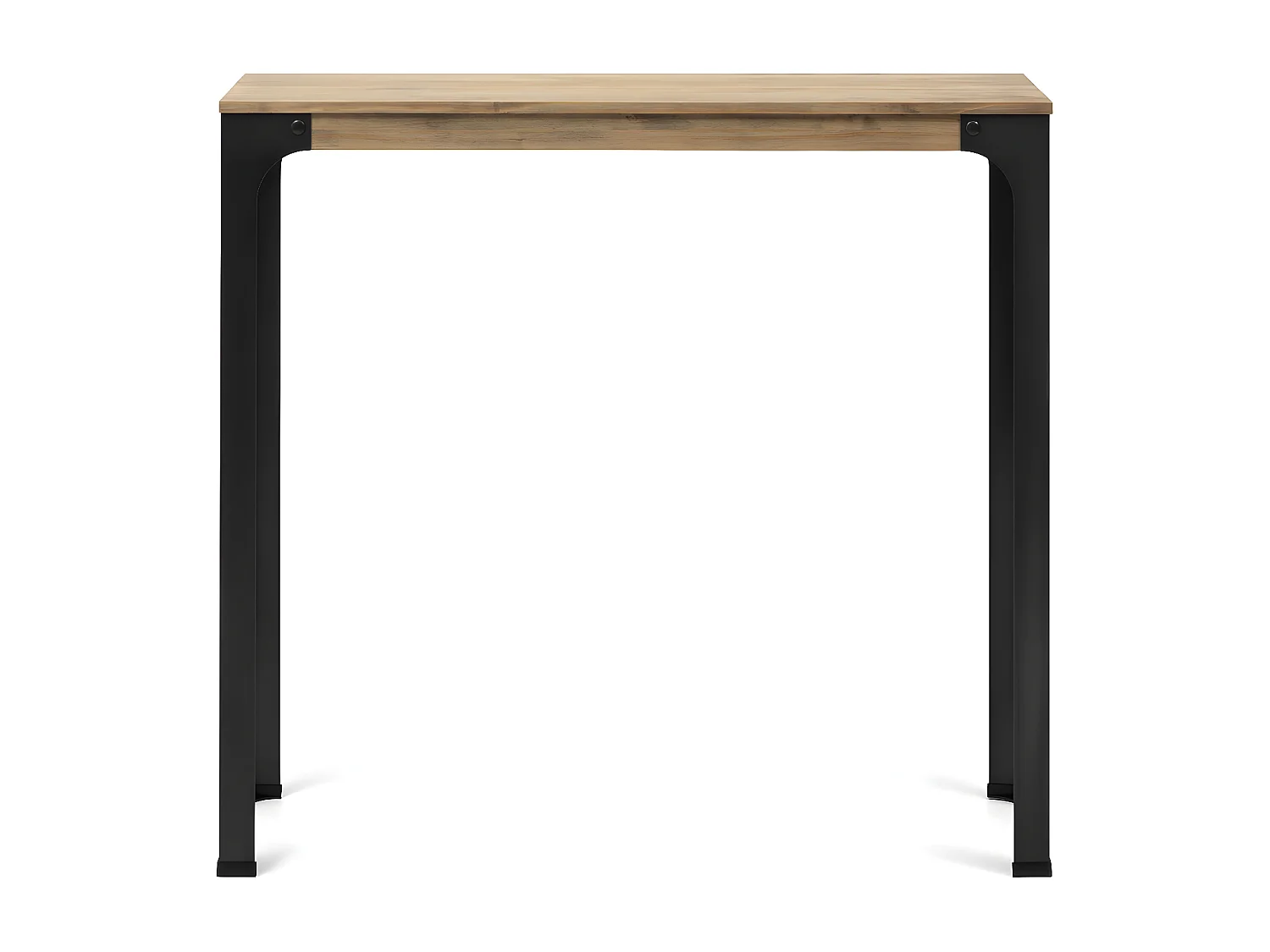 Mesa Alta Bristol 140x80x108cm en madera maciza de pino acabado vintage estilo industrial