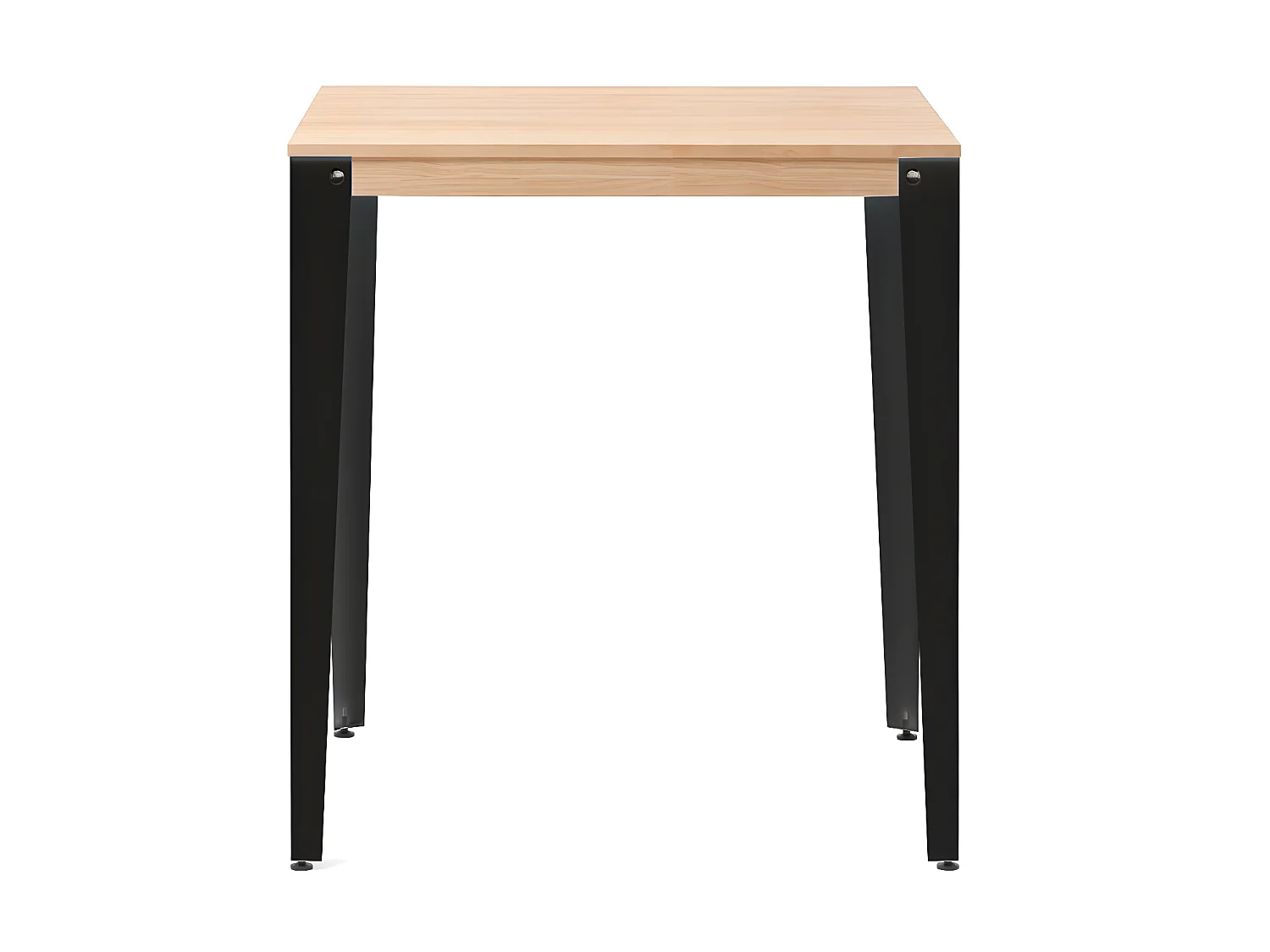 Mesa de Bar Lunds estilo nordico  59x59x110cm Preto – Natural