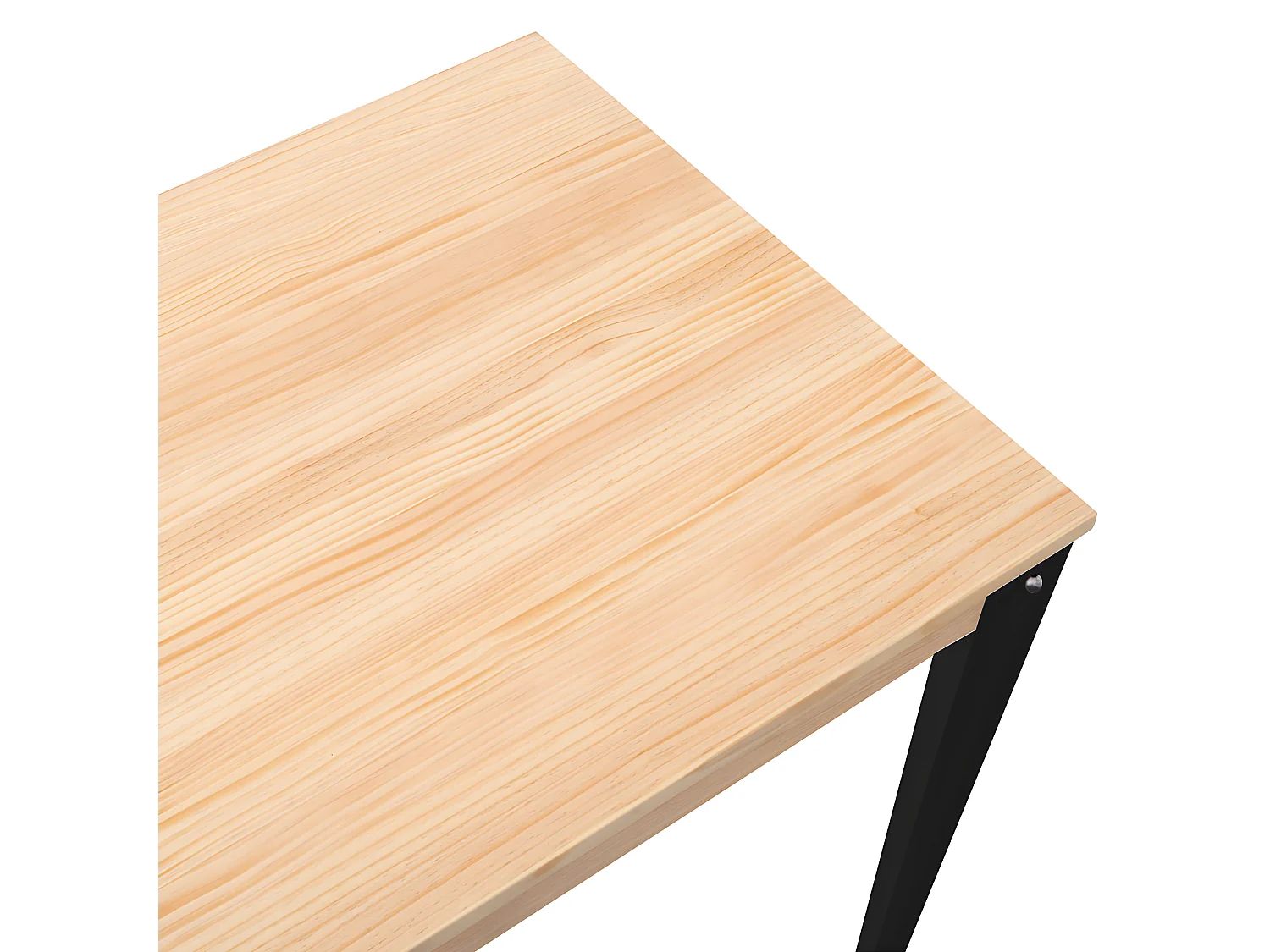 Mesa de Bar Lunds estilo nordico  59x59x110cm Preto – Natural