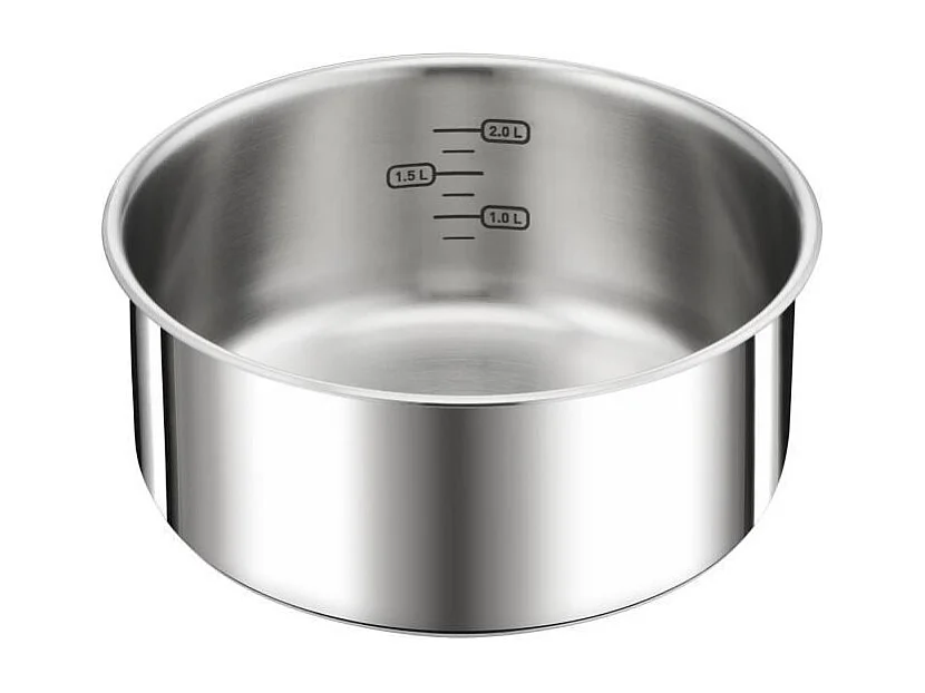 TEFAL L8982904 INGENIO PREFERENCE Casserole 18 cm, inox, poignée vendue séparément, tous feux dont induction