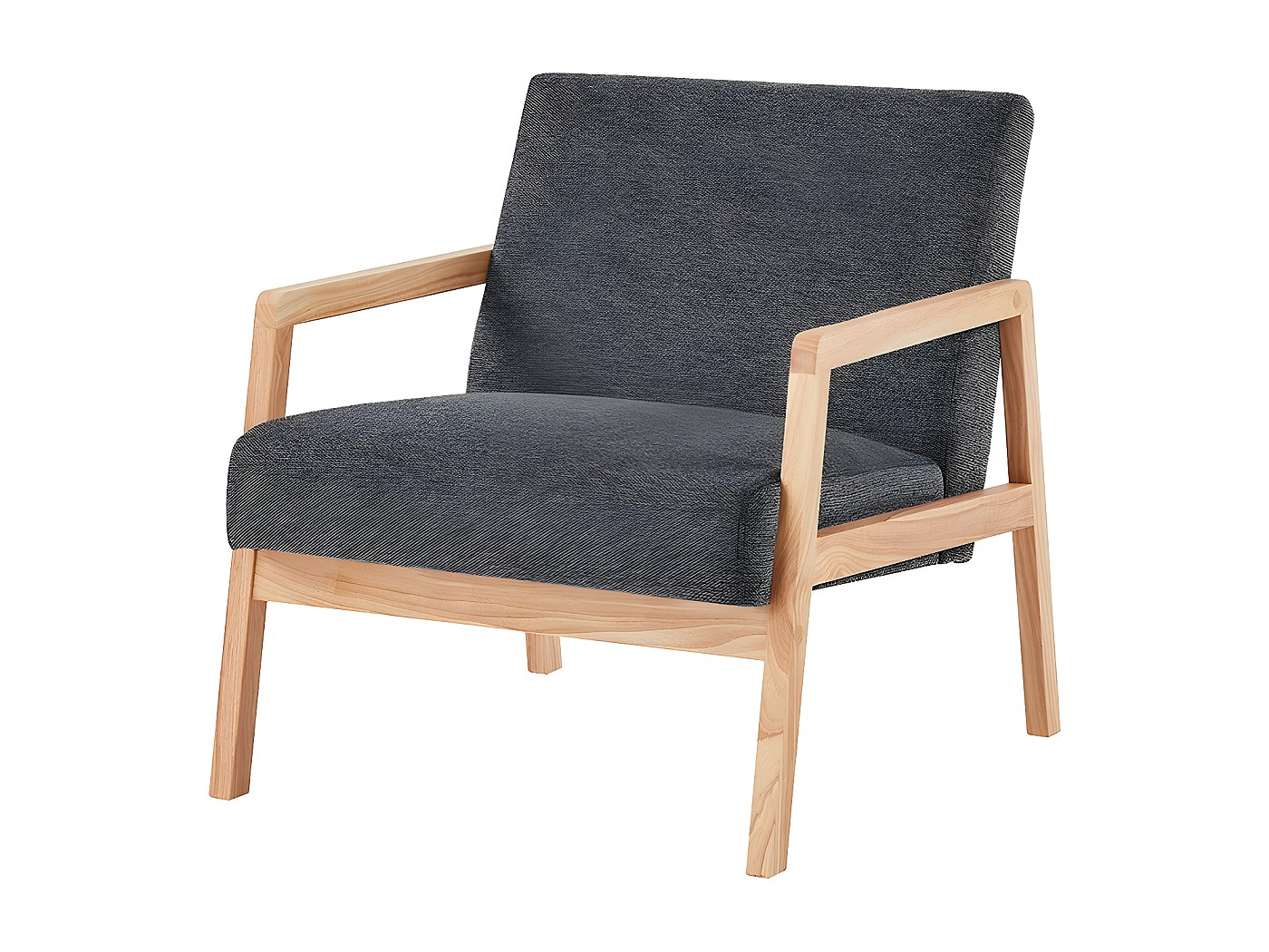 Fauteuil bonifacio en tissu beige