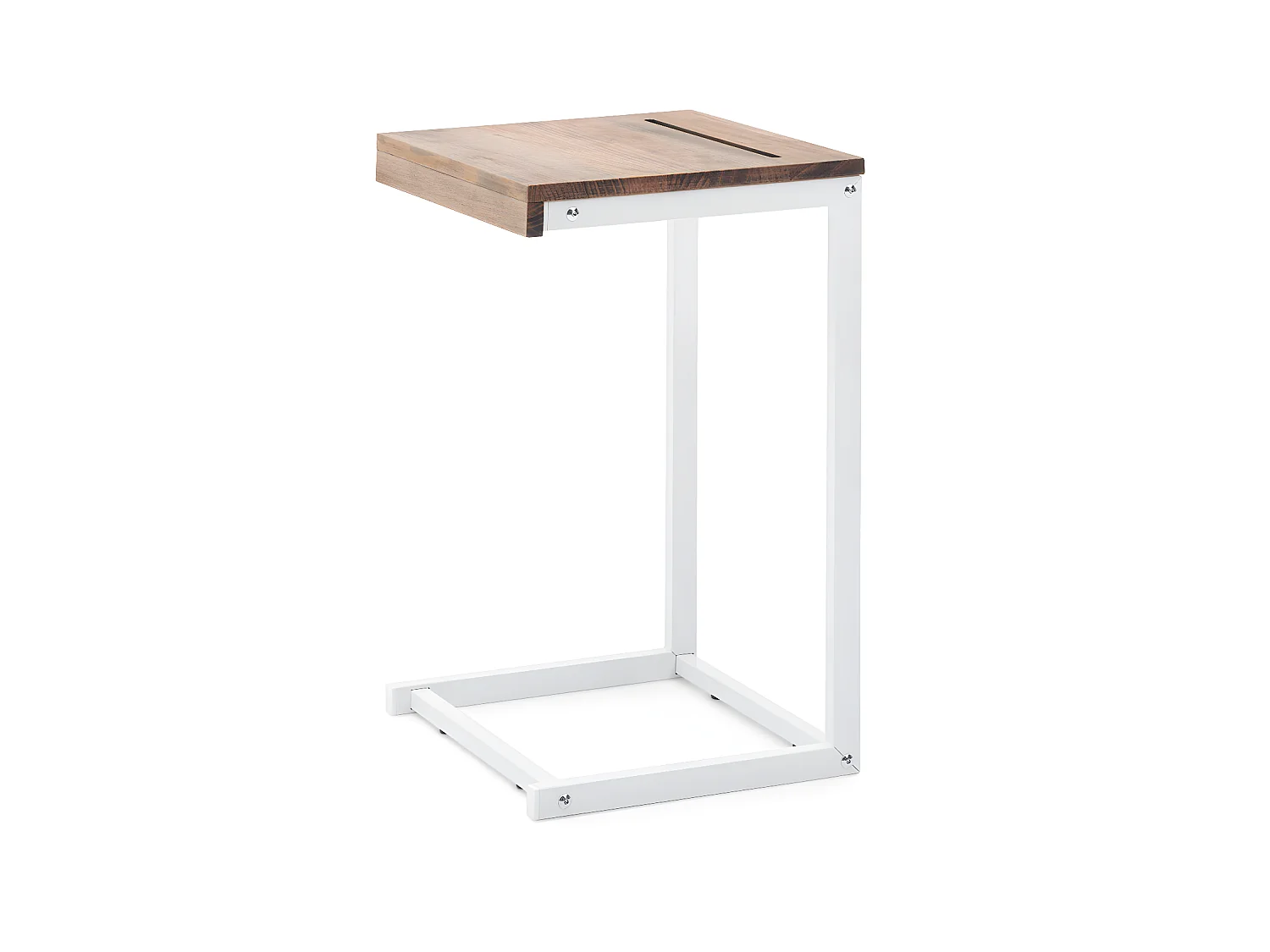 Table pour tablette / portable  ECO 50x36x63 cm Blanc-Vieilli