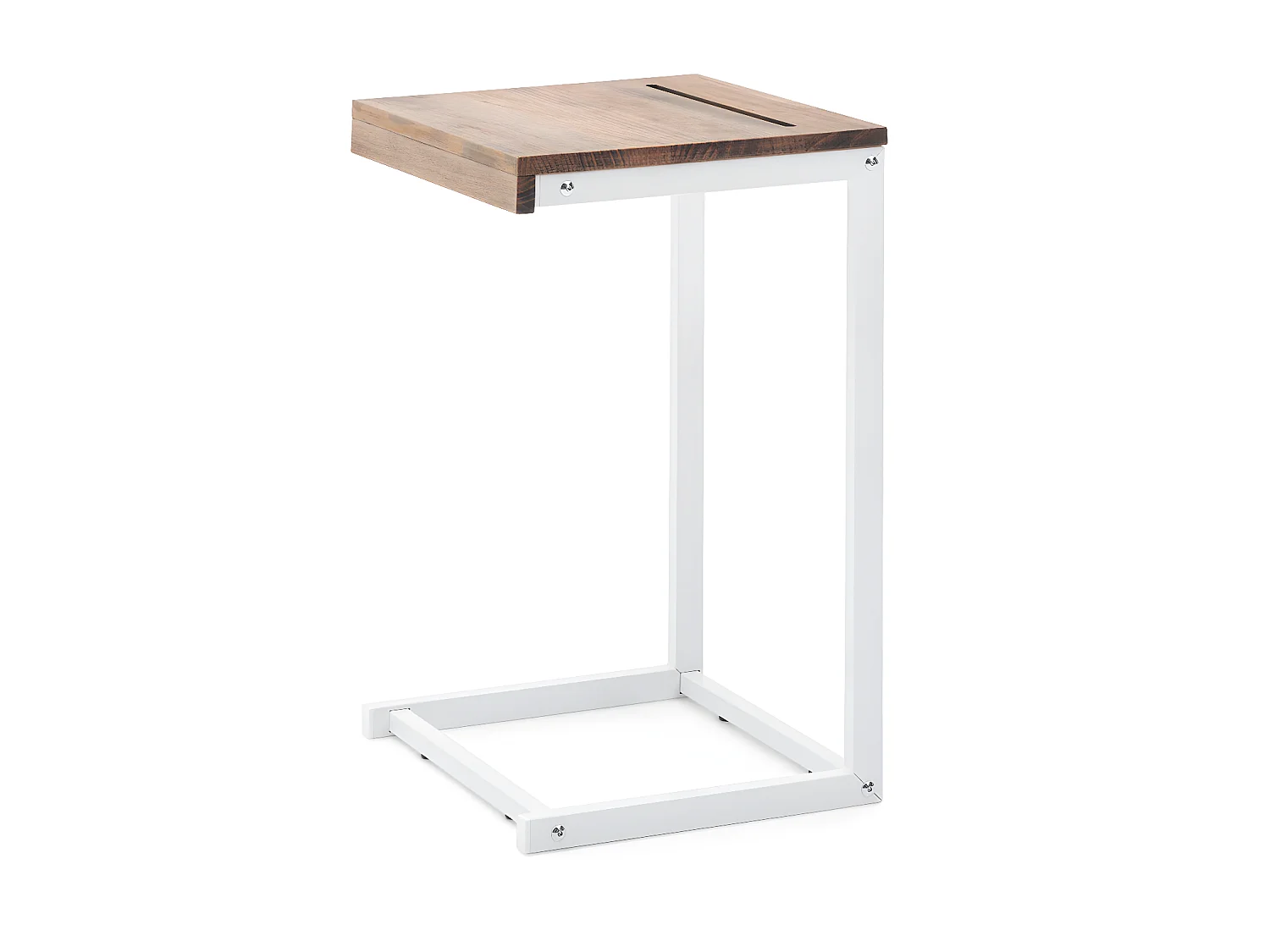 Table pour tablette / portable  ECO 50x36x63 cm Blanc-Vieilli