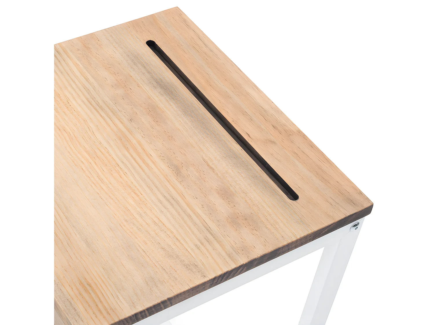 Table pour tablette / portable  ECO 50x36x63 cm Blanc-Vieilli