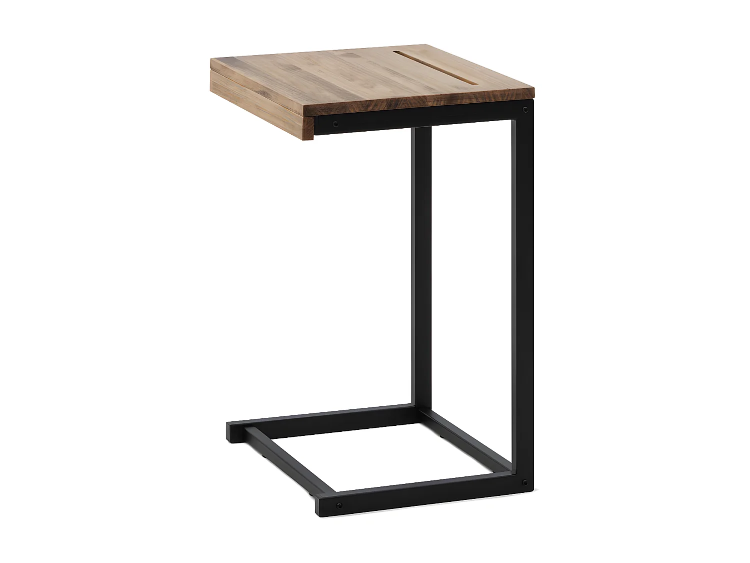 ICub Computer Table 36x40x63cm per divano nero in stile industriale vintage Box Furniture