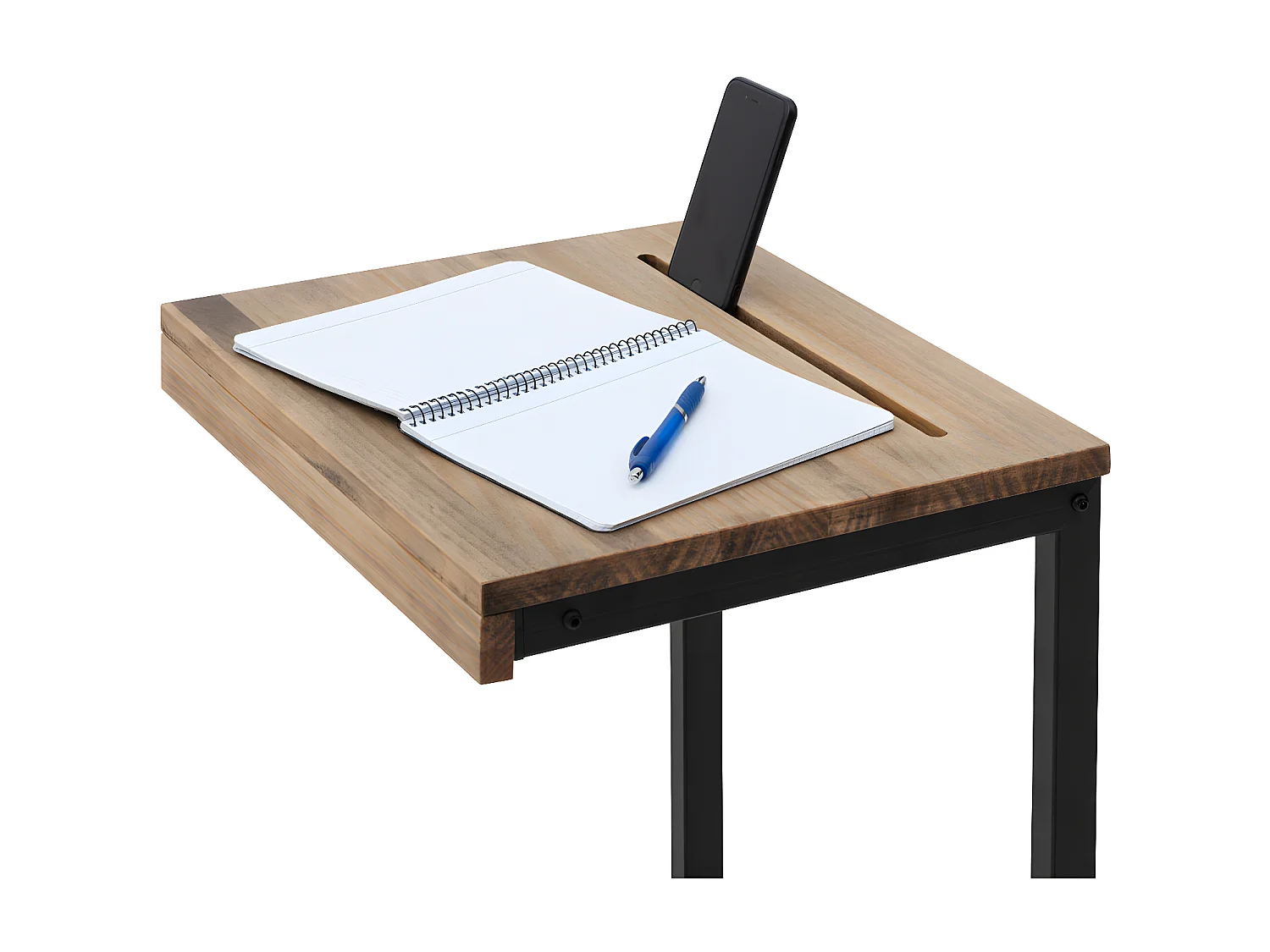 ICub Computer Table 36x40x63cm per divano nero in stile industriale vintage Box Furniture