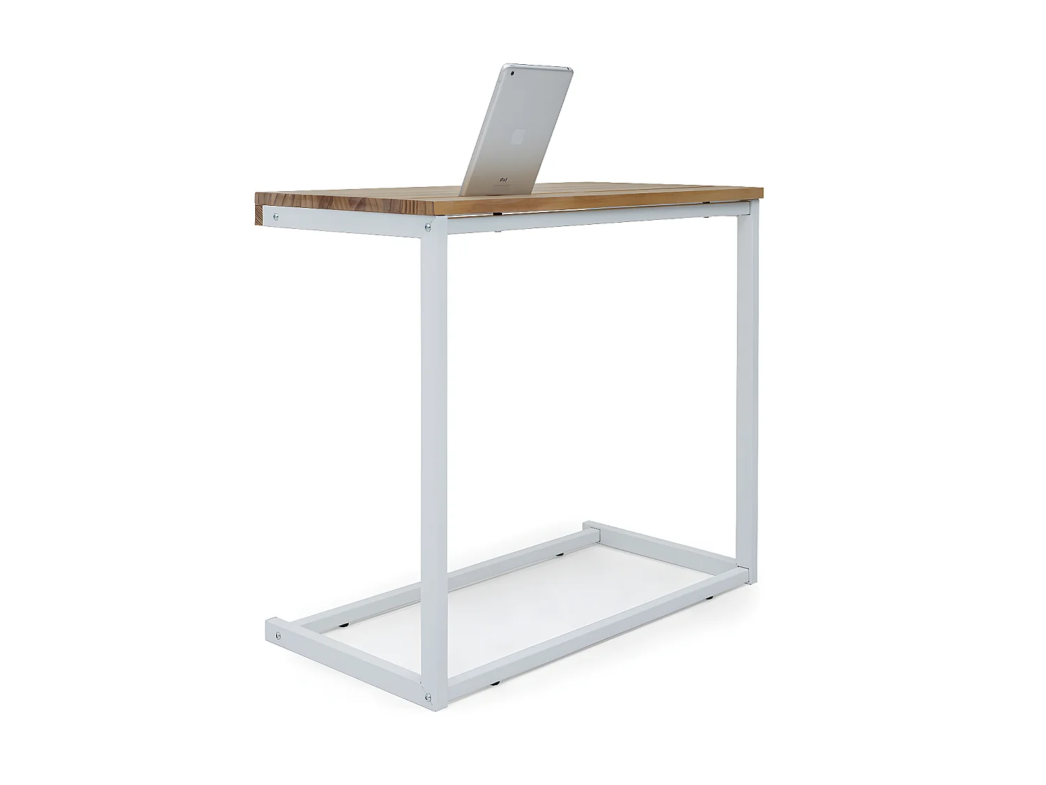 Suporte Mesa para tablet o portátil  ECO 70x36x63  Branco-Natural