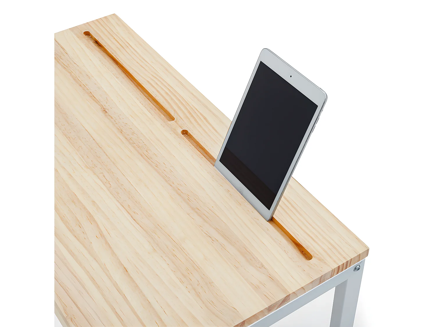 Suporte Mesa para tablet o portátil  ECO 70x36x63  Branco-Natural