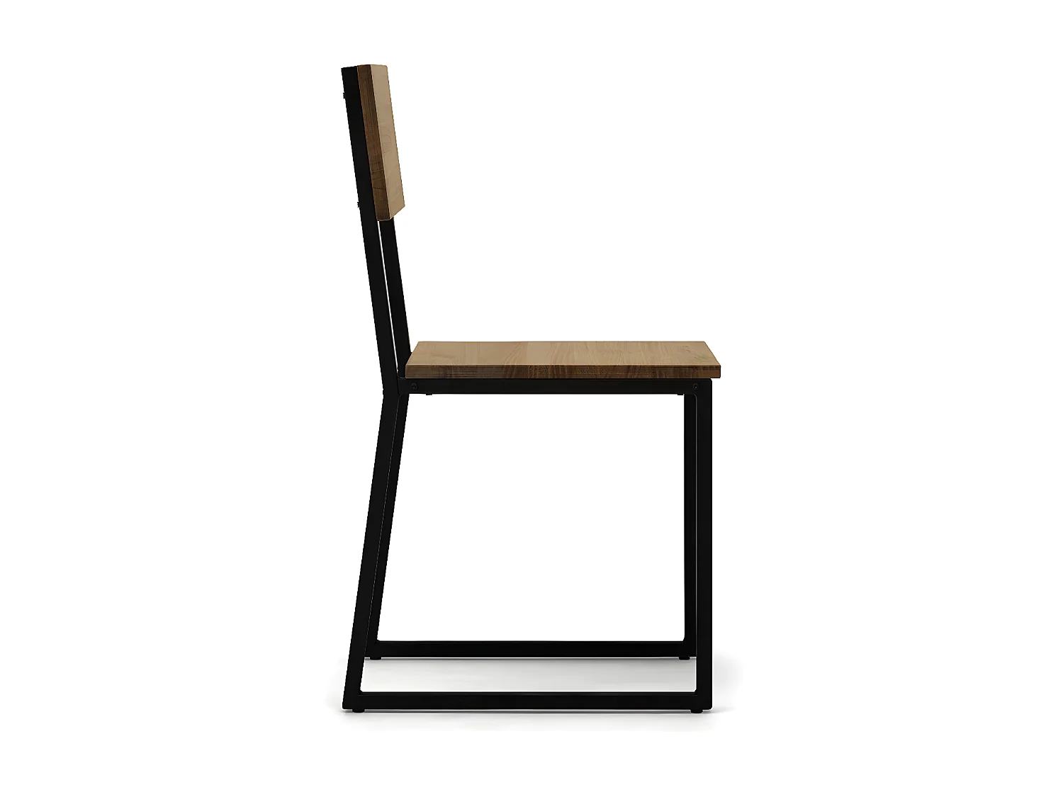 Pack 2Ud. Sillas Desmontables Oxford ECO Negra en madera maciza de pino acabado vintage estilo industrial Box Furniture