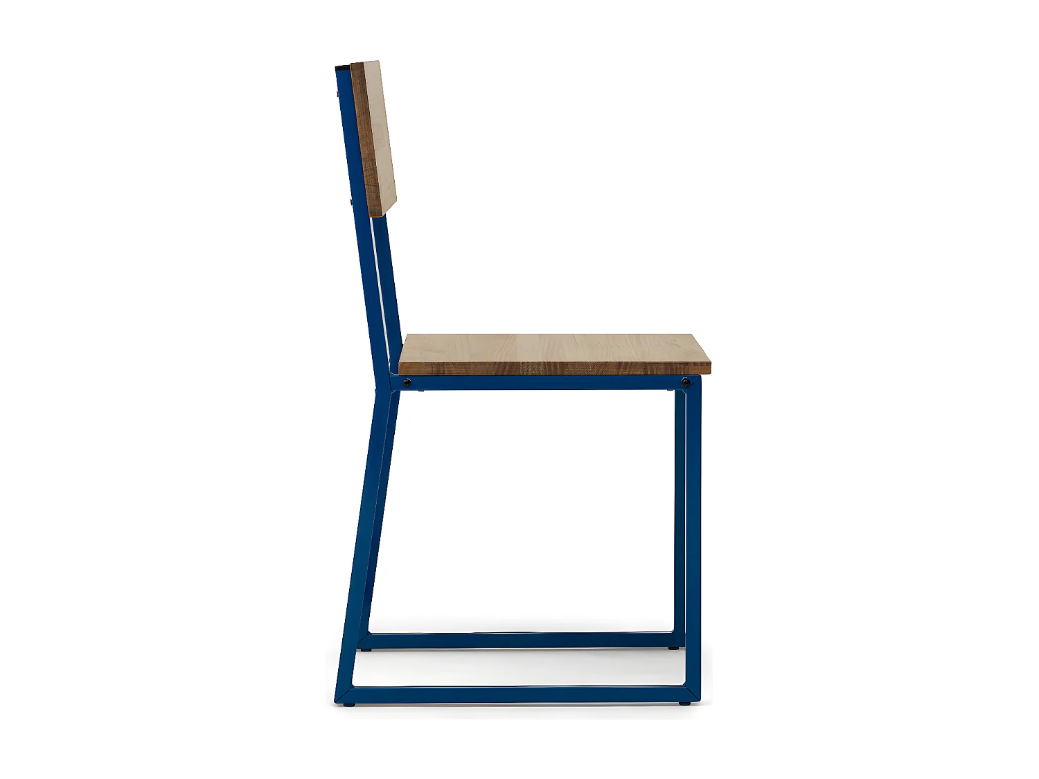 Silla Desmontable Oxford ECO Azul en madera maciza de pino acabado vintage estilo industrial Box Furniture