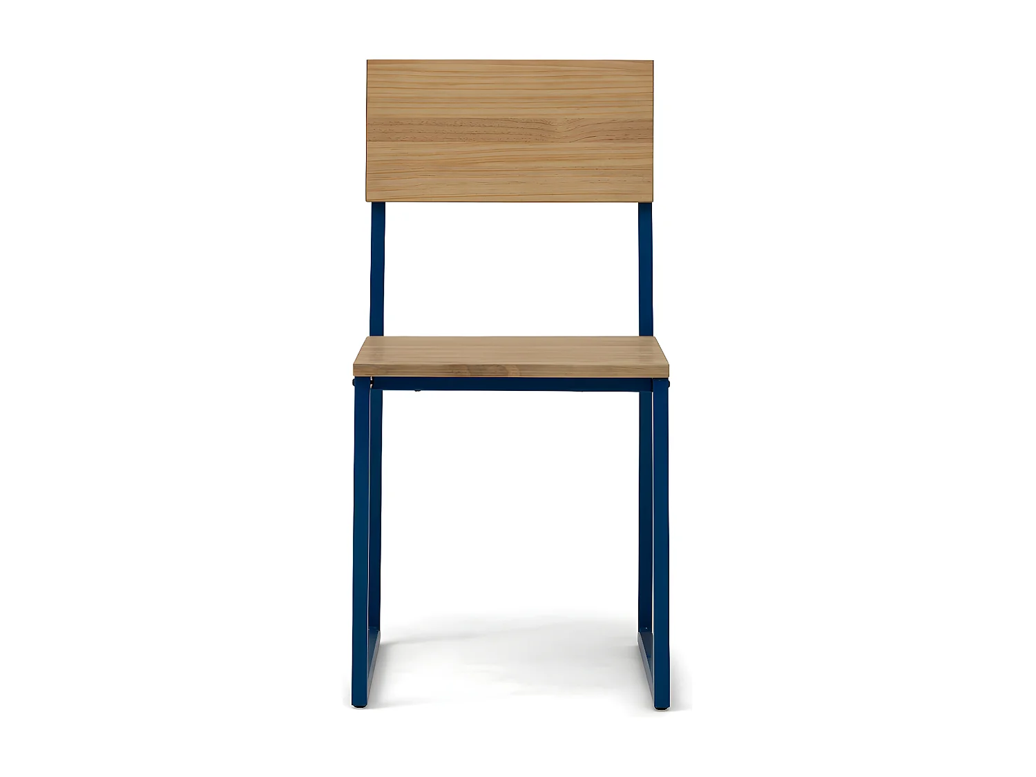 Silla Desmontable Oxford ECO Azul en madera maciza de pino acabado vintage estilo industrial Box Furniture