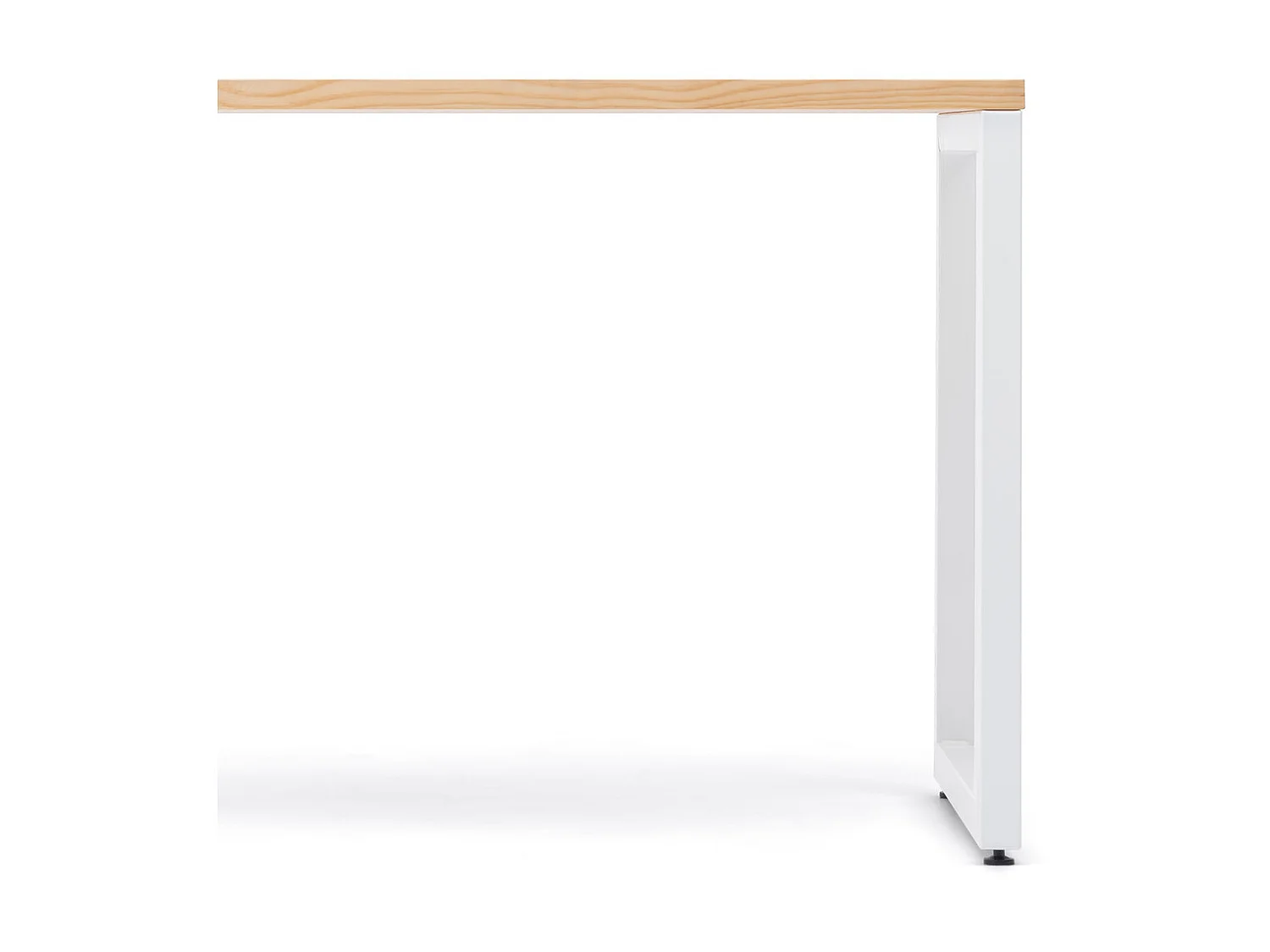 Table bureau iCub Strong ECO 60x100x75 cm Blanc Naturel