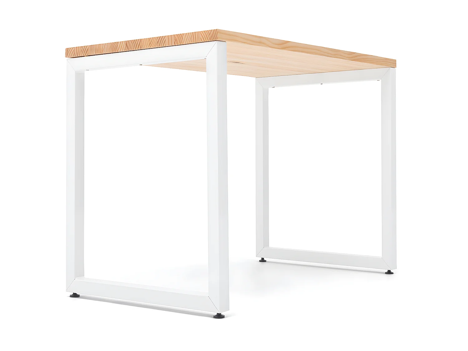Table bureau iCub Strong ECO 60x100x75 cm Blanc Naturel