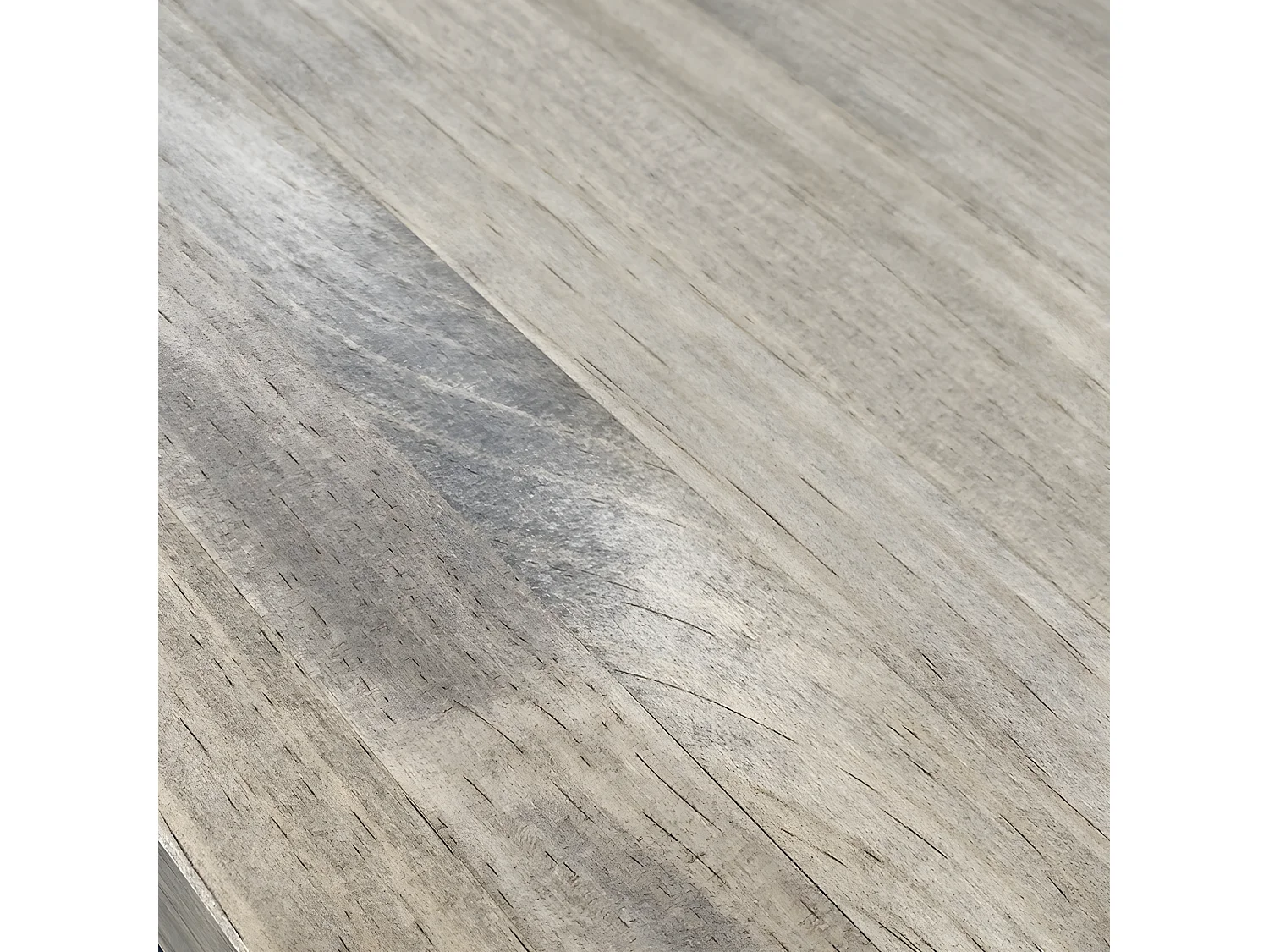 Mesa de cavalete preta 140x80x75cm da Box Furniture em madeira de pinho maciça com acabamento vintage estilo industrial Box Furniture