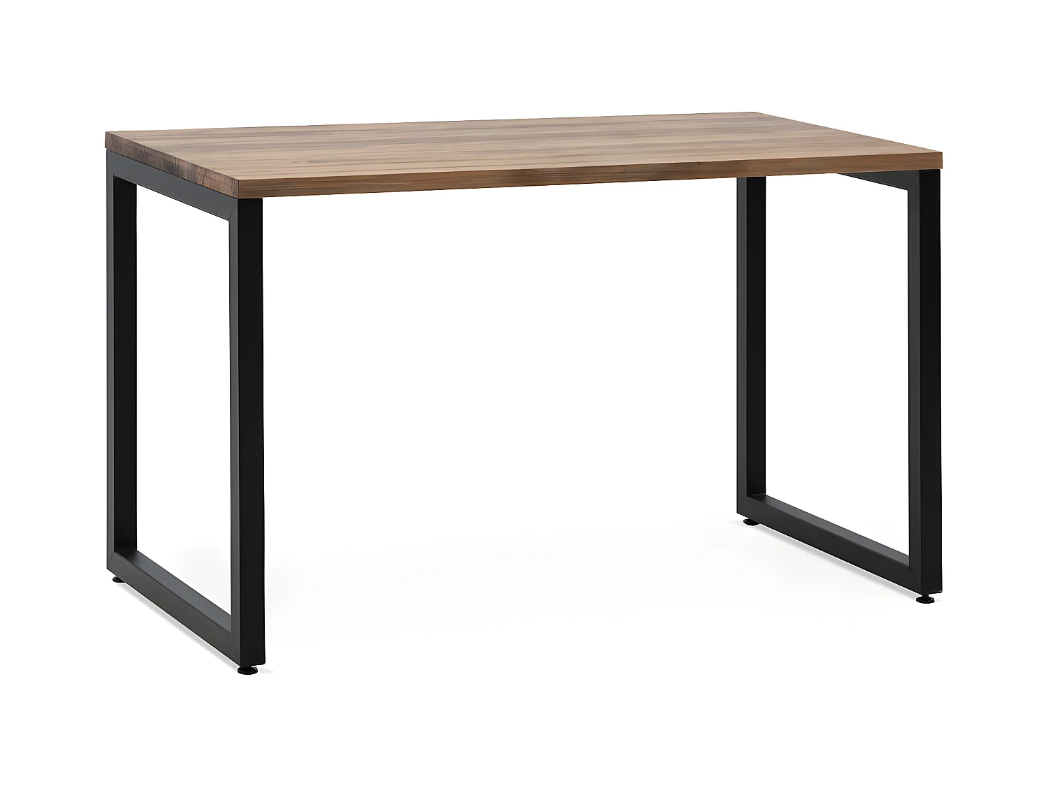 Mesa de Oficina 120x60x75cm Negra en madera maciza de pino acabado vintage estilo industrial Box Furniture