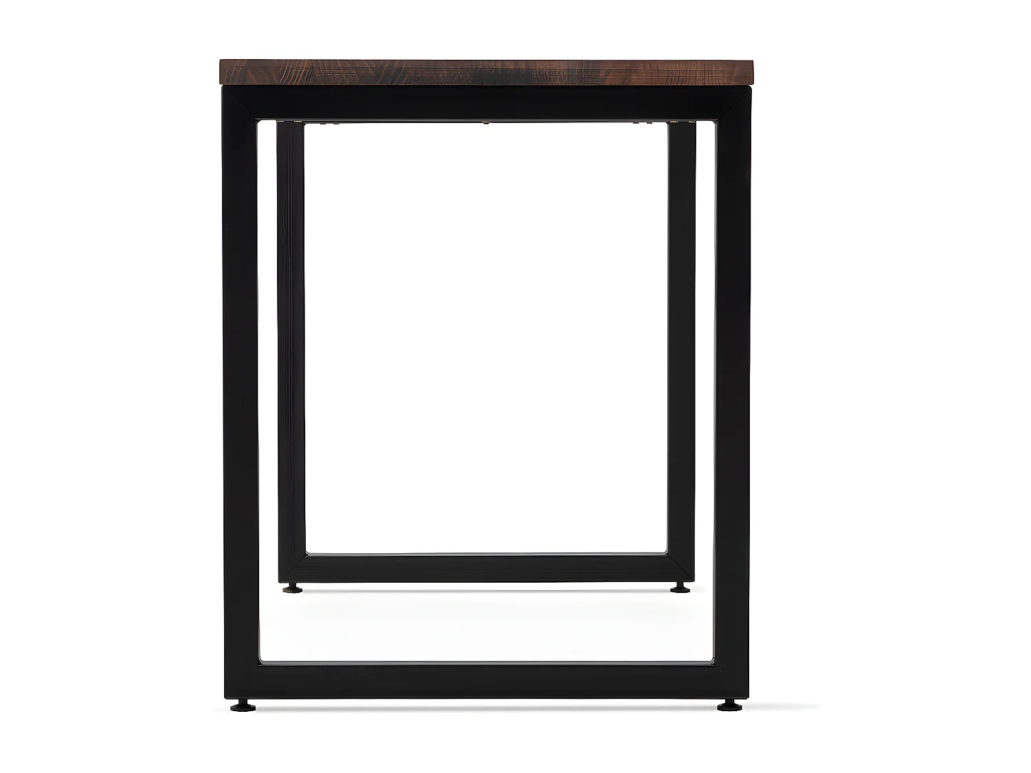 Secretaria  iCub Strong ECO 60x120x75 cm Preto  - Efecto Vintage