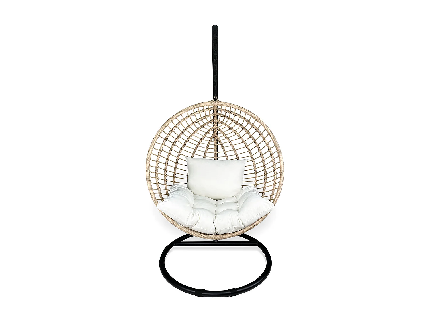 Sedia sospesa a dondolo, poltrona sospesa uovo mod. Eden