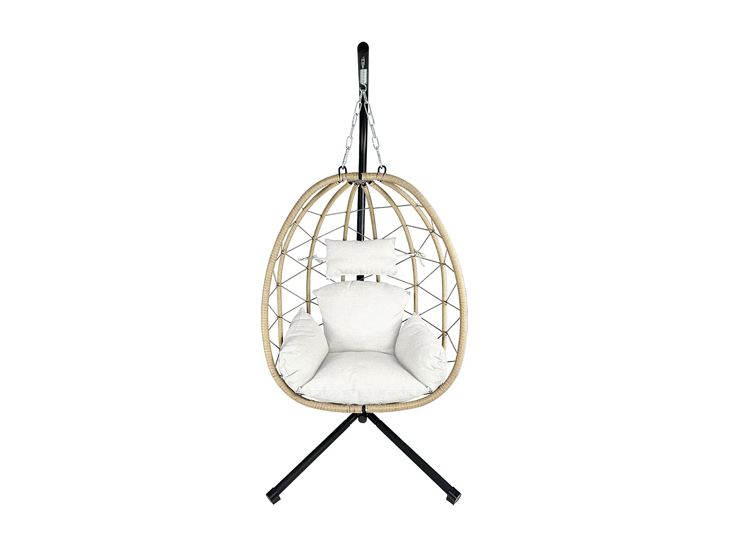 Sedia sospesa a dondolo, poltrona sospesa uovo mod. Taiwan