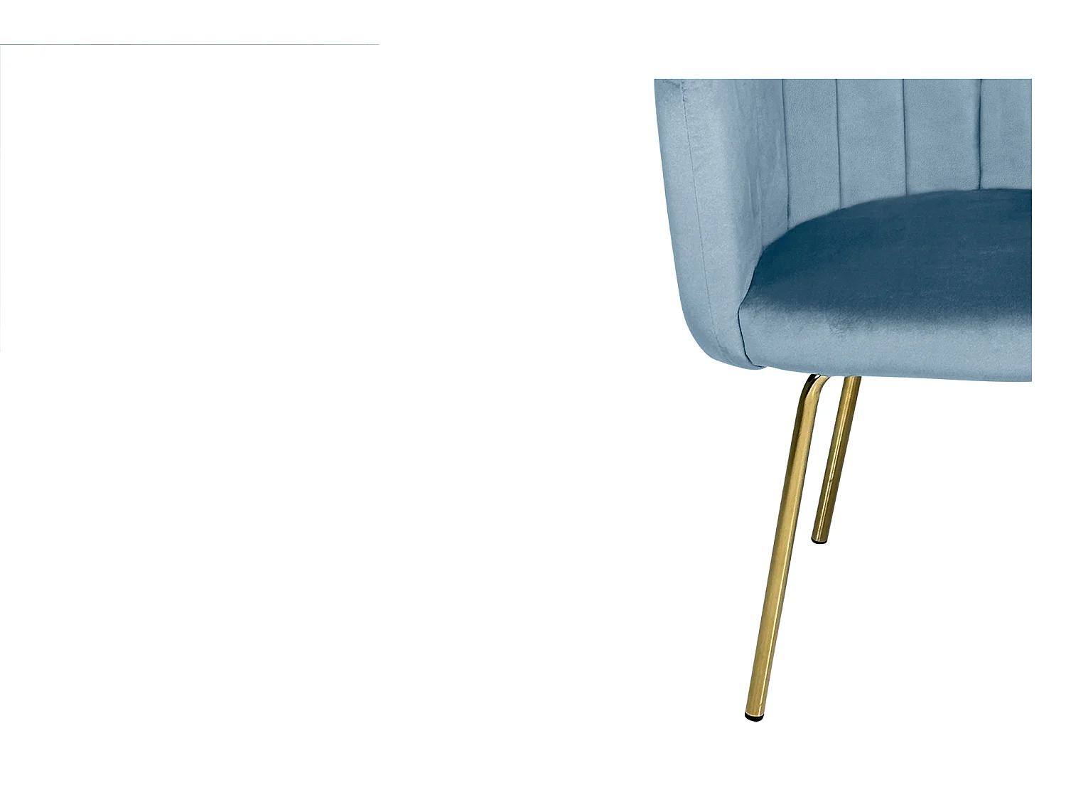 Poltrona conchiglia in velluto carta da zucchero poltroncina vintage mod. Perla